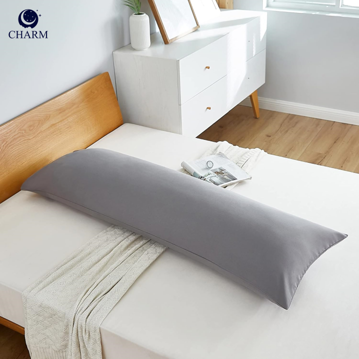 CHARM ปลอกหมอน BODY สี DARK GREY  ขนาด 16 X 42 นิ้ว_5